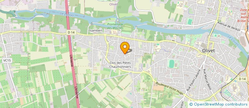 localisation de l'entreprise MARATHOM à OLIVET