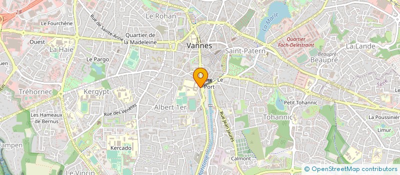 localisation de l'entreprise MARATHON DE VANNES à VANNES