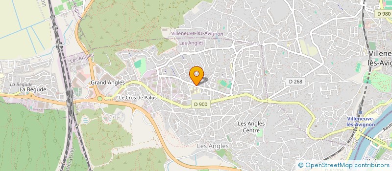 localisation de l'entreprise MARATHON DES VENDANGES  LES ANGLES