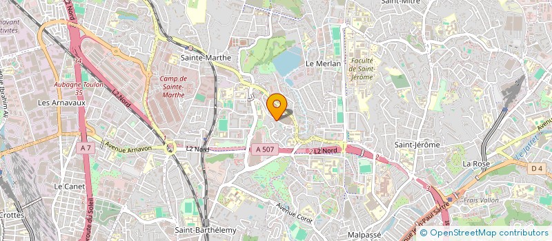 localisation de l'entreprise MARATHON HIP HOP à MARSEILLE