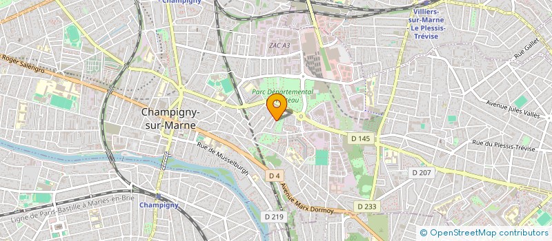 localisation de l'entreprise MARATHON LIVRAISON à CHAMPIGNY-SUR-MARNE