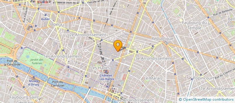 localisation de l'entreprise MARATHON STYL à PARIS