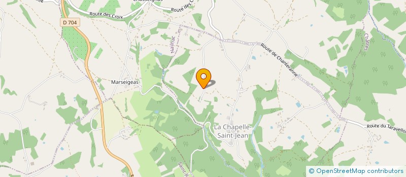 localisation de l'entreprise MARATOUX  LA CHAPELLE-SAINT-JEAN