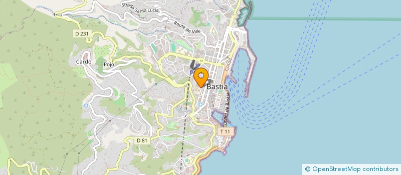 localisation de l'entreprise MARATU à BASTIA