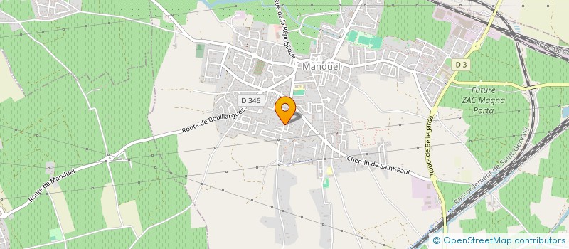 localisation de l'entreprise MARAUD  MANDUEL