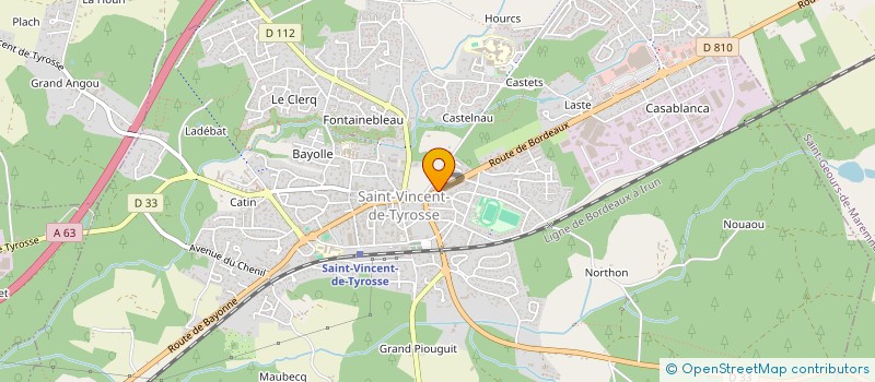 localisation de l'entreprise MARAUD à SAINT-VINCENT-DE-TYROSSE