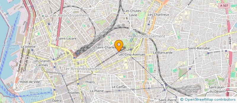 localisation de l'entreprise MARAUDE MENTALITE VIRAGE DEPE à MARSEILLE