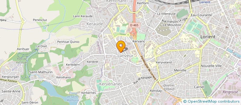 localisation de l'entreprise MARAUDEURS ET COMPAGNIE à LORIENT