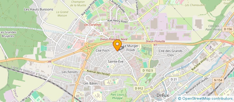 localisation de l'entreprise MARAUSEB à DREUX