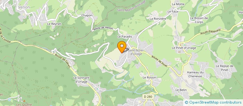 localisation de l'entreprise MARAVA  SAINT-MARTIN-D'URIAGE