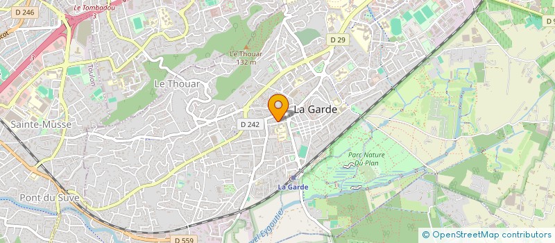 localisation de l'entreprise MARAVA à LA GARDE