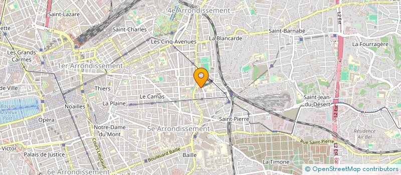 localisation de l'entreprise MARAVAL à MARSEILLE