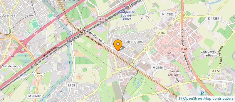 localisation de l'entreprise MARAVAL & ASSOCIEES à MONTPELLIER