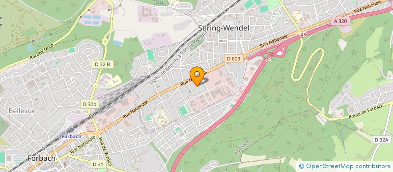 localisation de l'entreprise MARAY  STIRING-WENDEL