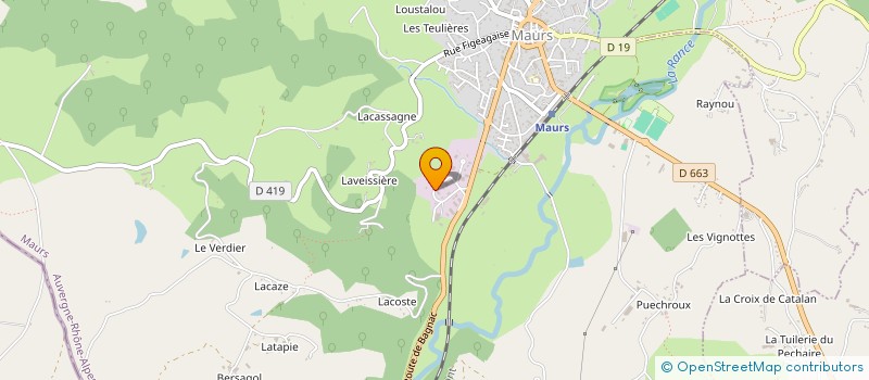 localisation de l'entreprise MARAZZA à MAURS