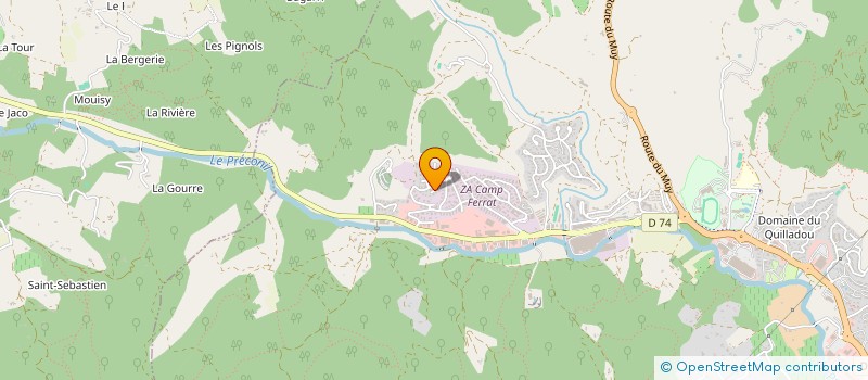 localisation de l'entreprise MARAZZURRO à SAINTE-MAXIME