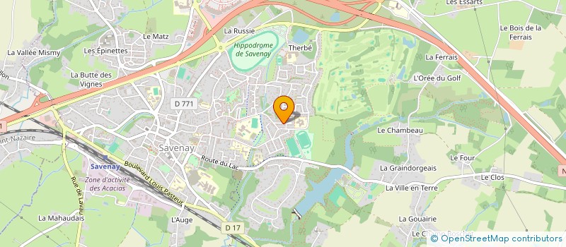 localisation de l'entreprise MARB  SAVENAY