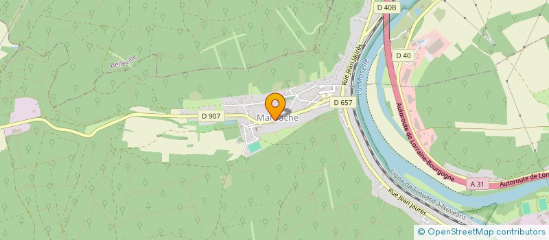 localisation de l'entreprise MARBACHE NATURE & PATRIMOINE  MARBACHE