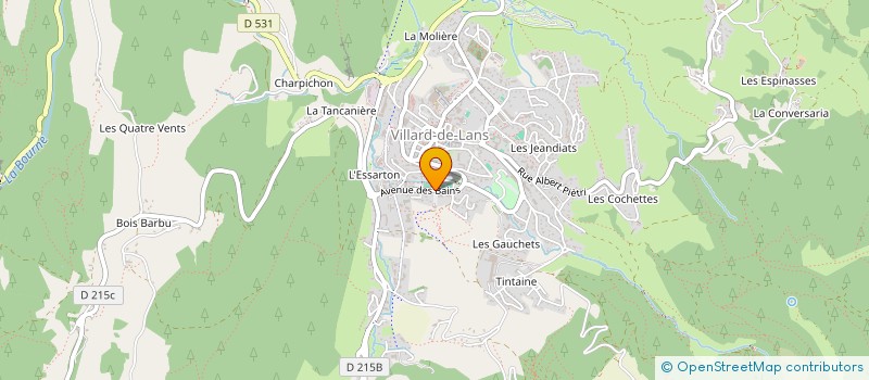localisation de l'entreprise MARBAIX à VILLARD-DE-LANS