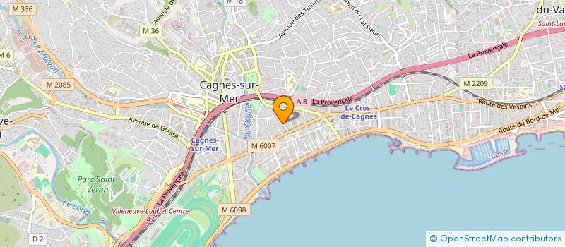 localisation de l'entreprise MARBEAU CTIM à CAGNES-SUR-MER
