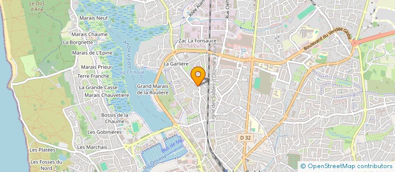 localisation de l'entreprise MARBEL 61 à LES SABLES D'OLONNE