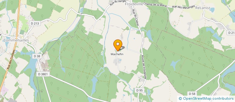 localisation de l'entreprise MARBELAU  VINCENT-FROIDEVILLE