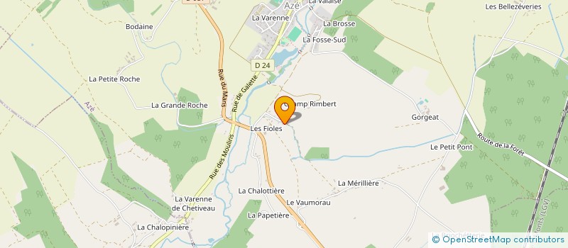localisation de l'entreprise MARBELL à AZE