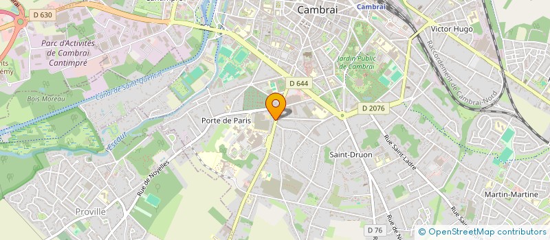 localisation de l'entreprise MARBELLE à CAMBRAI