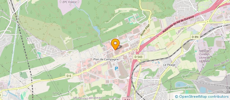 localisation de l'entreprise MARBEN à CABRIES