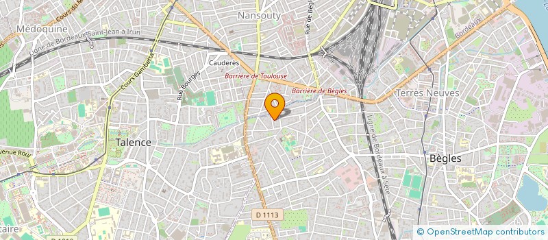 localisation de l'entreprise MARBEN à BEGLES