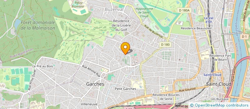 localisation de l'entreprise MARBEN BTP à GARCHES