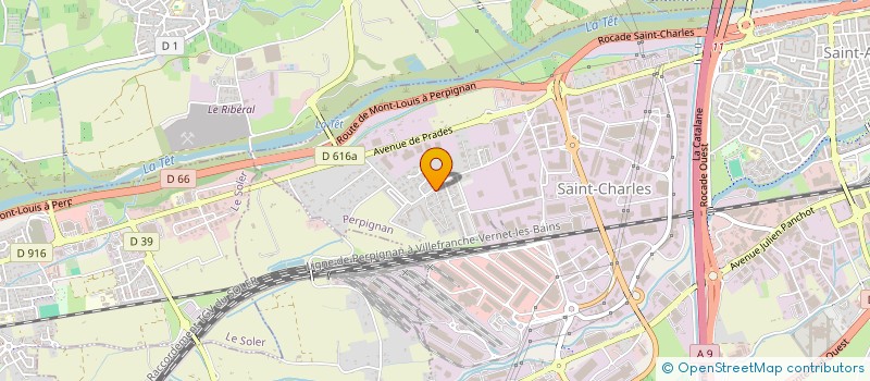 localisation de l'entreprise MARBES à PERPIGNAN