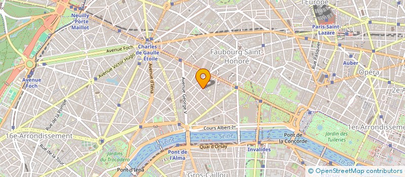 localisation de l'entreprise MARBEUF COLLECTION  PARIS