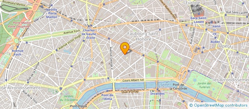 localisation de l'entreprise MARBEUF OPTIQUE à PARIS