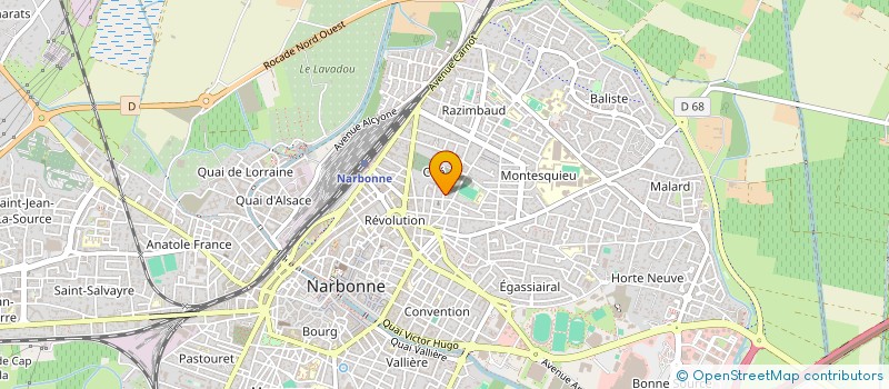 localisation de l'entreprise MARBRE à NARBONNE