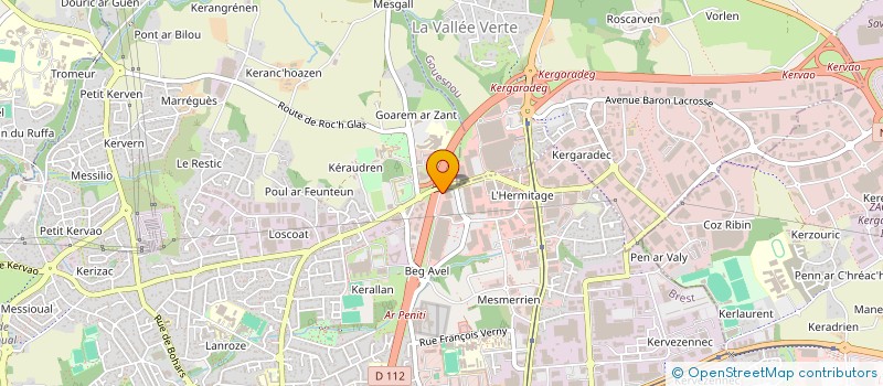 localisation de l'entreprise MARBRE DECOR à BREST