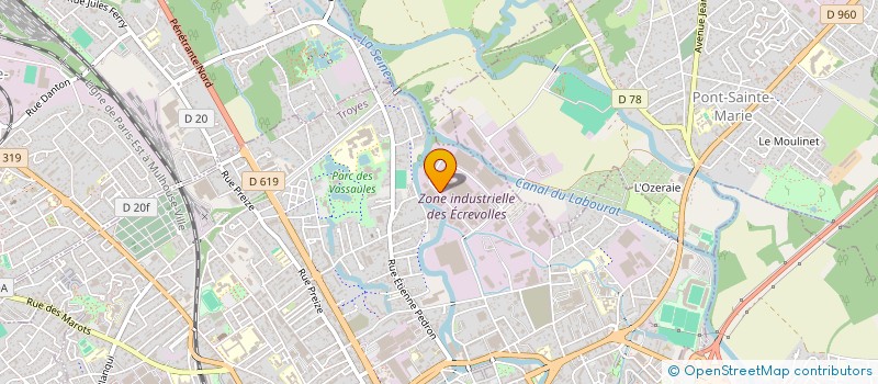 localisation de l'entreprise MARBRE DECORS  TROYES