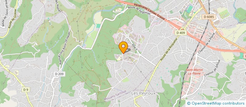 localisation de l'entreprise MARBRE ET CREATION  MOUANS-SARTOUX