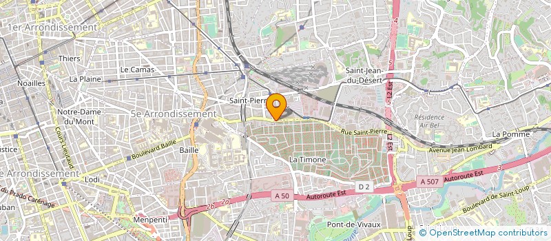 localisation de l'entreprise MARBRE ET GRANIT DU SUD à MARSEILLE