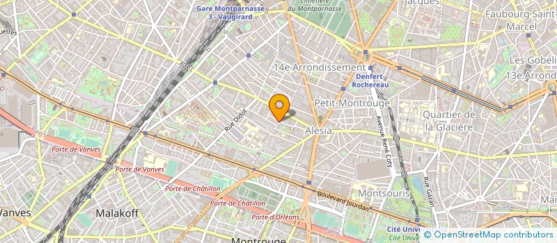 localisation de l'entreprise MARBRE GRANIT ET TRAVERTIN à PARIS