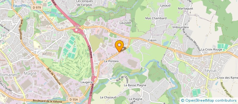 localisation de l'entreprise MARBRE GRANIT SILVA à FEYTIAT