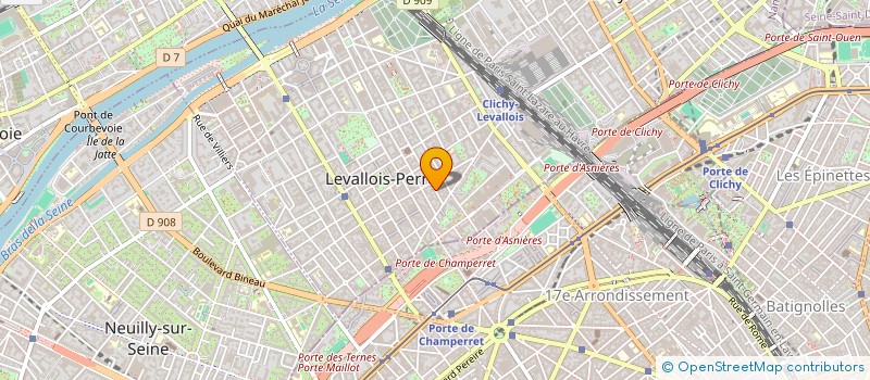 localisation de l'entreprise MARBREDECOR à LEVALLOIS-PERRET
