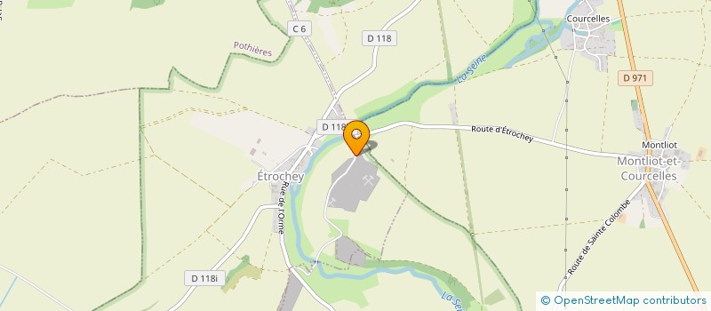 localisation de l'entreprise MARBREK - CMF  ETROCHEY