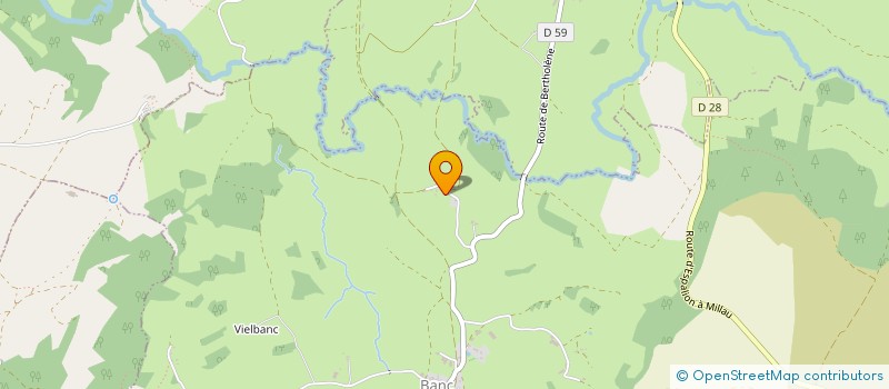 localisation de l'entreprise MARBRERIE ALARY  BERTHOLENE