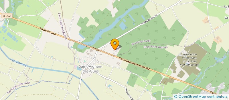 localisation de l'entreprise MARBRERIE B. PEZIN à BOUZY-LA-FORET