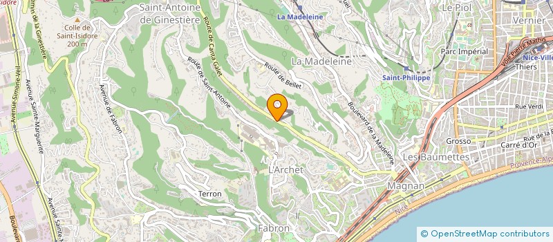 localisation de l'entreprise MARBRERIE BEI à NICE