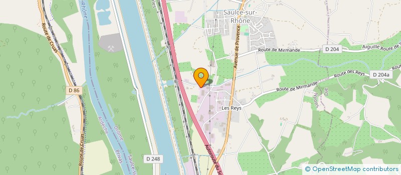 localisation de l'entreprise MARBRERIE BELCHI ET FILS à SAULCE-SUR-RHONE