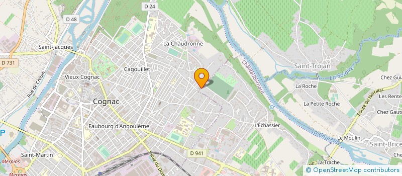 localisation de l'entreprise MARBRERIE BOINOT  CHATEAUBERNARD