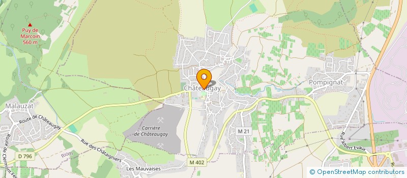localisation de l'entreprise MARBRERIE BORRO à CHATEAUGAY