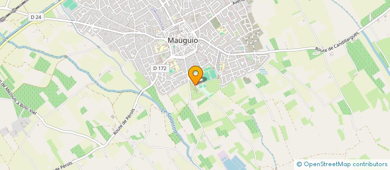 localisation de l'entreprise MARBRERIE CARRELAGE MOULS  MAUGUIO